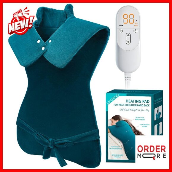 Extra Large Heating Pad for Neck Shoulder Back Pain Relief Full Body Wrap